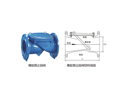 甄易橡胶瓣止回阀