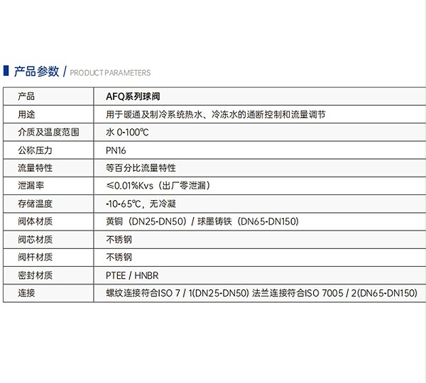 比例积分阀的产品参数