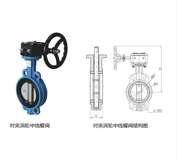 甄易对夹涡轮中线蝶阀的结构组成及优点